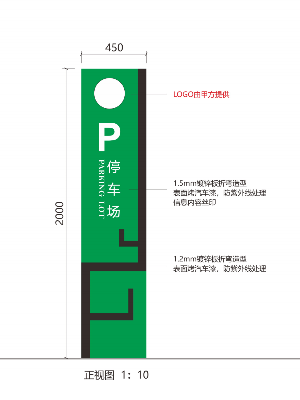 前期标识为南乐森林公园提供标识设计制作