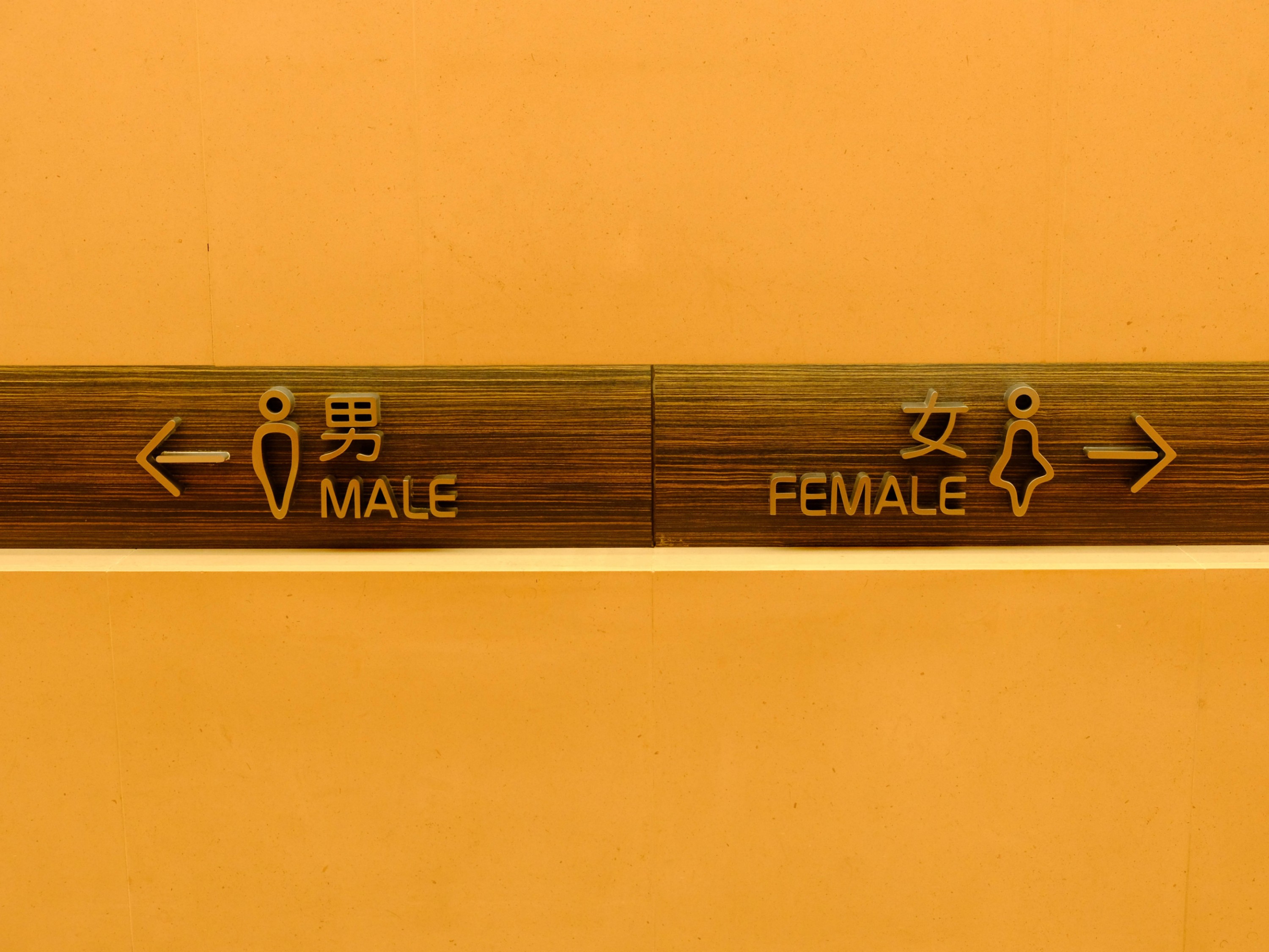 酒店洗手间标识